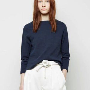 Apiece Apart Quarter Sleeve Boat Neck Tee